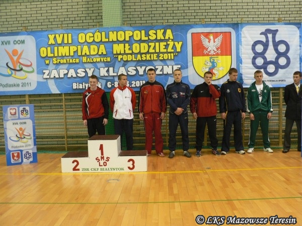 Ogólnopolska Olimpiada Młodzieży w zapasach w stylu klasycznym - Białystok 2011