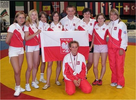 Reprezentacja Polski na ME Kadetek w zapasach kobiet - Albena 2004