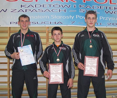 Mariusz Zdanowski, Rafał Mechocki i Dawid Wasilewski.