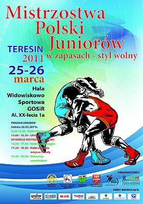 Mistrzostwa Polski Juniorów w zapasach w stylu wolnym - Teresin 2011
