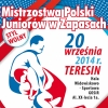 Mistrzostwa Polski Juniorów w zapasach w stylu wolnym - plakat informacyjny.