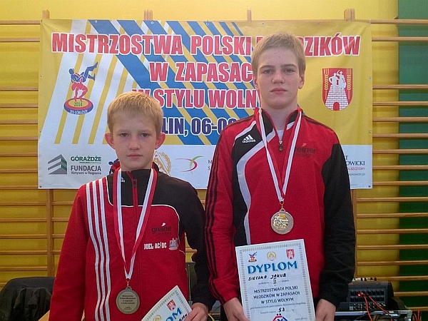 Mistrzostwa Polski Młodzików - Gągolin 2015 - Fabian Niedźwiedzki i Jakub Sieczka