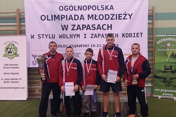 Ogólnopolska Olimpiada Młodzieży w zapasach w stylu wolnym - Solec Kujawski 2015