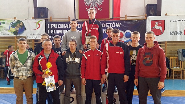 Puchar Polski Kadetów - Włodawa 2015 - zawodnicy LKS Mazowsze Teresin