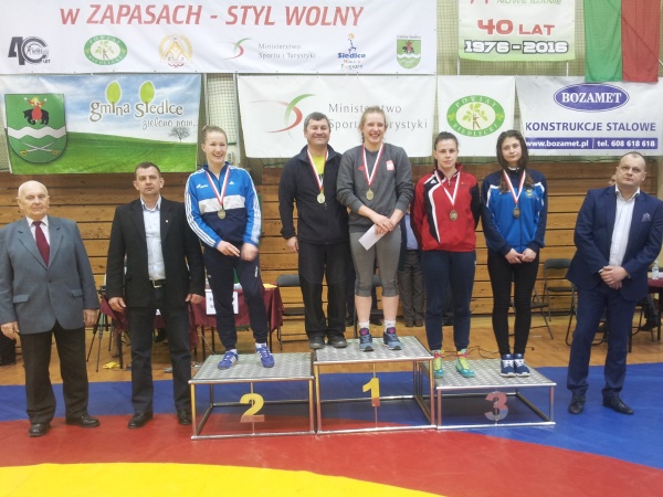 Mistrzostwa Polski Juniorek 2016 - Marta Mechocka na trzecim stopniu podium.