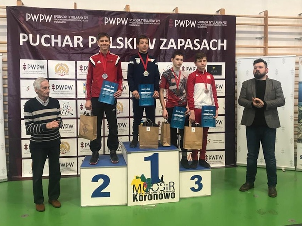 Puchar Polski Kadetów w zapasach w stylu wolnym - Koronowo 2019