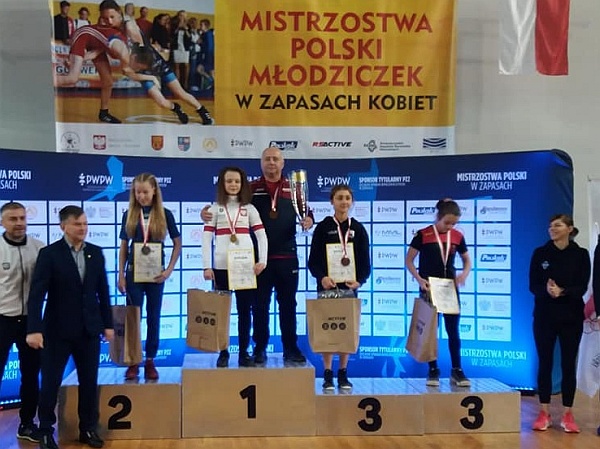 Mistrzostwa Polski Młodziczek w zapasach kobiet - Kilece 2021