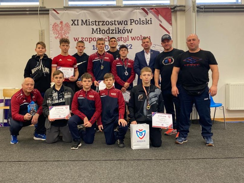 Mistrzostwa Polski Młodzików w zapasach w stylu wolnym - Koszalin 2022